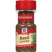 McCormick Bazsalikom Levelek, 0. oz vegyes fűszerek és fűszerek