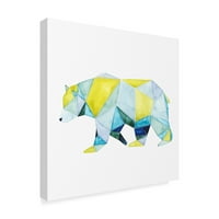 Védjegy Szépművészet 'Geo Animal I' Canvas Art by Grace Popp