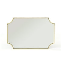Noble House Glam fali tükör kész rozsdamentes acél kerettel, arany