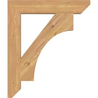 Ekena Millwork 1 2 W 22 D 26 H Westlake Slate Smooth Bracket, Western Red cédrus