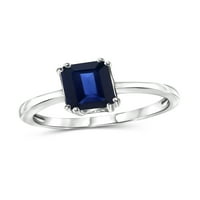 JewelersClub Sapphire Ring Birthstone ékszerek - 2. Karát zafír 0. Sterling ezüst gyűrűs ékszerek - drágakő gyűrűk hipoallergén