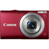 Canon PowerShot A MegaPixel kompakt kamera, piros