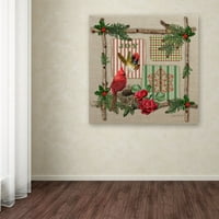 Védjegy Képzőművészet 'Country Christmas 1' Canvas Art készítette: Jean Plout