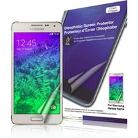 Zöld hagyma kínálat kristály oleofób képernyővédő Samsung Galaxy Alpha okostelefon, 2Pk