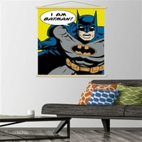 Képregények-Batman - Batman fali poszter vagyok fa mágneses kerettel, 22.375 34