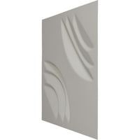 Ekena Millwork 7 8 W 7 8 H Artisan endurawall dekoratív 3D -s falpanel, texturált fém ezüst