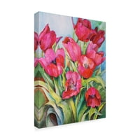 Joanne Porter, a Red Tulips Vászon művészete Képzőművészeti Képzőművészet