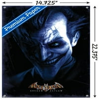 Képregény videojáték-Arkham Asylum-Joker fali poszter Push csapokkal, 14.725 22.375