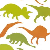 Sticko Szilárd Többszínű Dinoszaurusz Sziluettek Papír Matricák, Darab