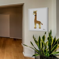 Hippi zsiráf magas keretes festménynyomtatás