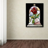 Védjegy Szépművészeti Figuratív vászon Artpoptart által készített „szépség rózsa”