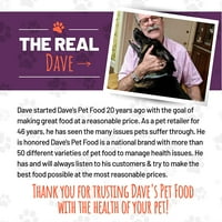Dave's Pet Food korlátozott étrend csirke és rizs finom vacsora gabona ingyenes nedves kutyaeledel, oz