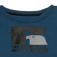 Russell Athletic Boys gyapjú labdarúgó-személyzet pulóver, 8-16 méret