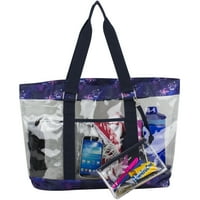 EastSport Supreme Deluxe Clear Tote karkötővel, galaxis