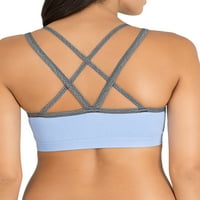 Fresh Collection Junior's Strappy Push-Up Sports Bra, Style FT631