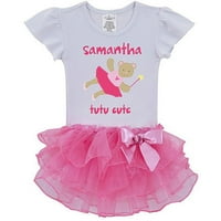 Sandra Magsamen személyre szabott kisgyermek lány tutu aranyos ruha, rózsaszín