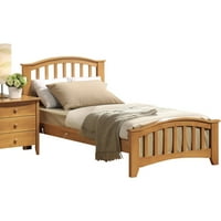 San Marino Wood Twin Child Bed, juhar