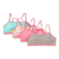 Chili Peppers Girls Bralette 4-Pack, Méret 4-16