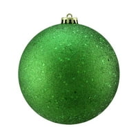 Xmas zöld holografikus csillogás Shaterope karácsonyi golyó dísz 6