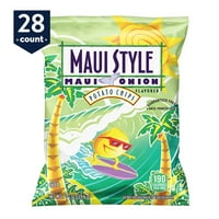 Maui stílusú maui hagyma ízesített burgonya chips, 1. oz táskák, szám