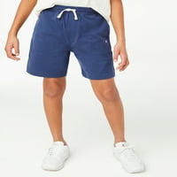 Ingyenes összeszerelő fiúk Jersey gyapjú rövidnadrág, 2-csomag, méret 4-18