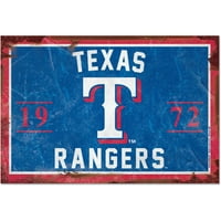 Wincraft Texas Rangers 6 '' 9 '' Fémjel