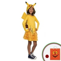 Pokemon: Pikachu kapucnis gyermek ruha jelmezkészlet ingyenes ajándékkal