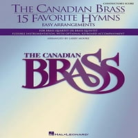 A kanadai sárgaréz-kedvenc himnuszok-karmesterek pontszám: könnyű elrendezések rézfúvós Kvartetthez, Kvintetthez vagy Szextetthez