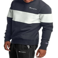 Champion Férfi Crewneck pulóver mellkas színű blokkkal, 2xl méretű
