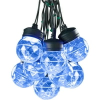 Lightshow karácsonyi fények vetítők világítókar W Clips-S 8-kerek, jeges kék