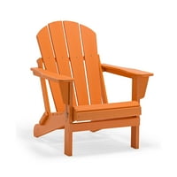 Kültéri összecsukható Adirondack szék, narancs
