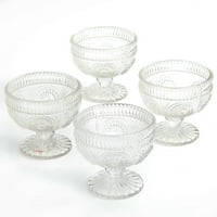A Pioneer Woman Adeline 4 darabos Oz Glass Sundae Cups
