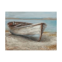 Védjegy Képzőművészet 'Fehérített Boat I' Canvas Art készítette: Ethan Harper