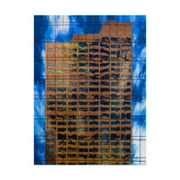 Védjegy Szépművészet 'felhőkarcoló üveg' vászon művészete: Jason Matias