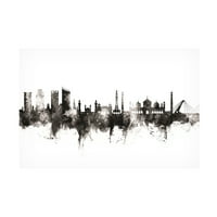 Michael Tombsett 'Lahore Pakisztán Skyline' Canvas Art