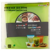 CooCoo Lock Szilikon Élelmiszer Tároló Táska, Zöld, Liter