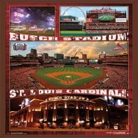 St. Louis Cardinals - Busch Stadium Wall poszter, 22.375 34