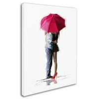 A MacNeil Studio által készített képzőművészet 'Red esernyő' vászon művészete