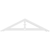 Ekena Millwork 36 W 9 H 1 P hangmagasság kézműves építészeti minőségű PVC Gable Pediment
