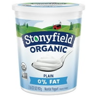 Stonyfield Organic Non -Fat joghurt, sima, oz