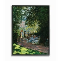 Stupell Industries Párizsban a Parc Classical Painting Style keretes fal art dizájn, Marcus Jules, 24 30