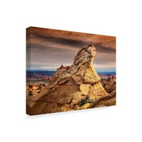 A „Arizona Peaks II” Vászon művészete, David Drost, az Arizona Peaks II.