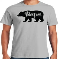 Grafikus amerikai apák napi papa medve ing apa férfi pólóhoz