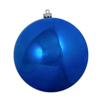SHATTERVIOF Fényes pazar kék UV ellenálló kereskedelmi karácsonyi golyó dísz 4