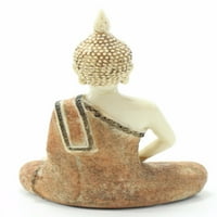 Feng Shui 5.5 Thai Föld Megható Meditáló Buddha Figura Béke Szobrok