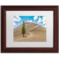 Védjegy Szépművészet Cinder Cone Canvas Art készítette: Pierre Leclerc, White Matte Wood Frame