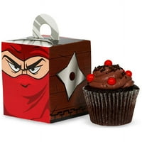 Ninja Warrior Party Cupcake dobozok