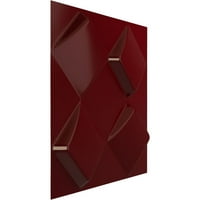 Ekena Millwork 5 8 W 5 8 H Bradley Endurawall dekoratív 3D fali panel, Gloss Merlot