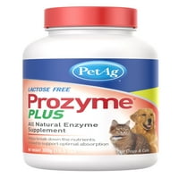 PetAg Prozyme por-emésztő enzimek laktóz intoleráns kutyák és macskák számára-minden természetes egészségügyi kiegészítő Formula-300g