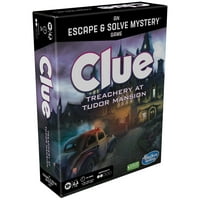 Clue társasjáték -árulás a Tudor -kastélyban, menekülési szoba játék, szövetkezeti családi játék